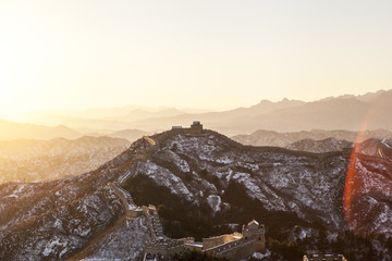 冬季雪后金山嶺長(zhǎng)城