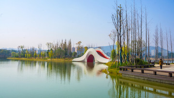 長沙后湖公園風(fēng)貌