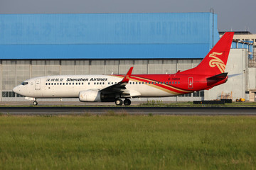 深圳航空波音飛機(jī)