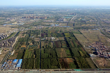 俯瞰新疆大地