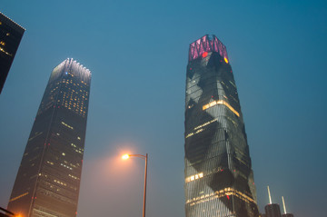 北京國貿(mào)霧霾