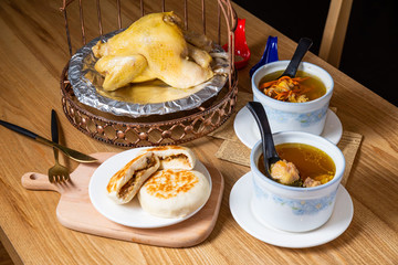 手撕蒸雞套餐