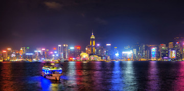 香港天際線夜景