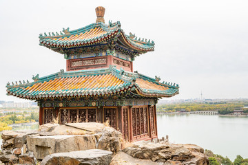 頤和園中式建筑亭臺