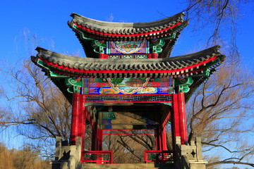 頤和園冬季的豳風(fēng)橋
