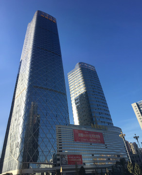 玻璃幕高樓