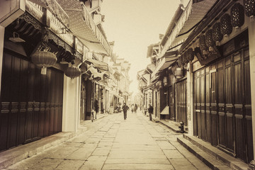 徽州古鎮(zhèn)老照片