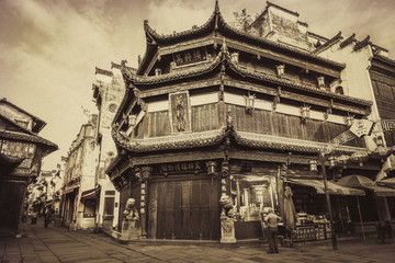 徽州古鎮(zhèn)老照片