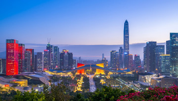 深圳市民中心夜景