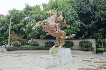 騎馬雕塑
