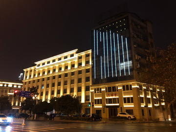 老建筑漢口江灘洋樓建筑