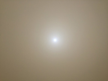 沙塵暴天氣太陽