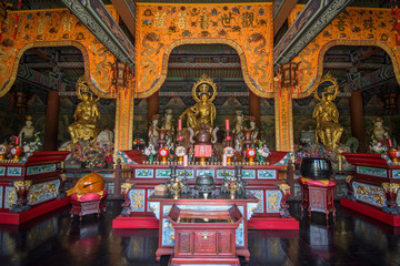 大同法華寺三士殿