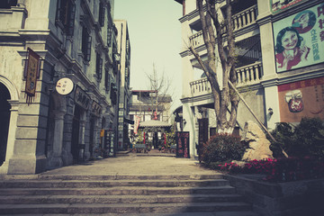 老重慶民國建筑街景