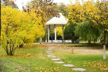 公園秋色