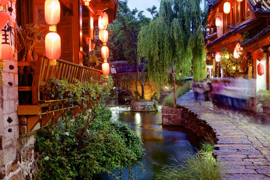 麗江夜景