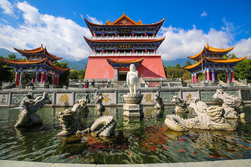 大理崇圣寺九龍?jiān)》鸪? loading=
