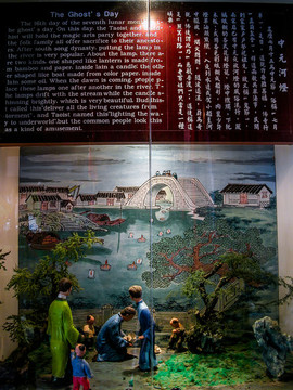 中元河燈