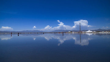 茶卡鹽湖