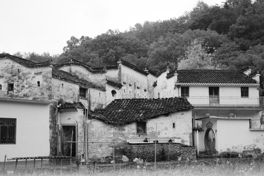 水墨徽派建筑