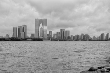 蘇州金雞湖風光
