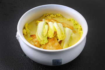 白菜燉豆腐