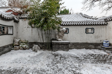 園林雪景