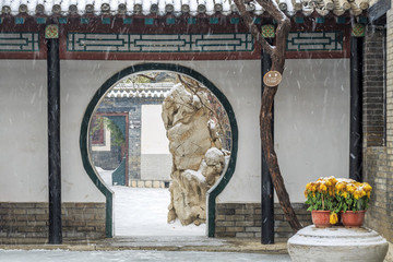 園林雪景