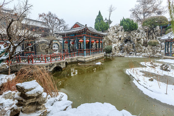 園林雪景