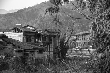 古鎮(zhèn)黑白照