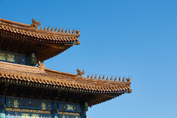 中國故宮建筑屋檐