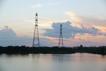 夕陽晚霞