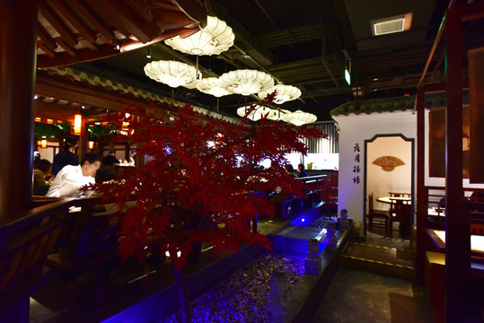 中式風(fēng)格的餐廳