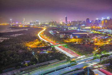 深圳濱海大道夜景