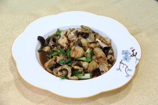 清炒魚片