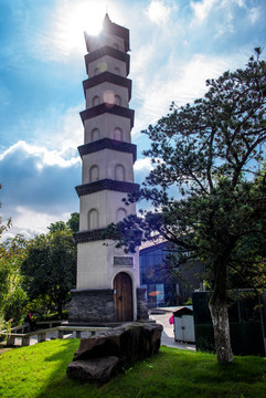 成都鐵像寺水街回瀾塔