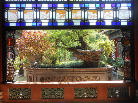 清暉園框景