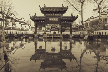 南京秦淮河老照片