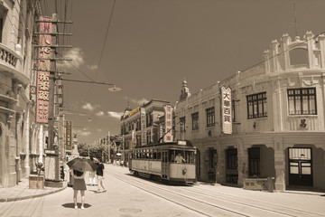 老上海街景