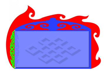 蒙古元素框