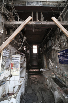 陰暗的樓道