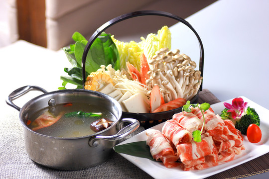 清湯小火鍋套餐