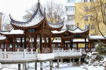 錦繡園賞雪