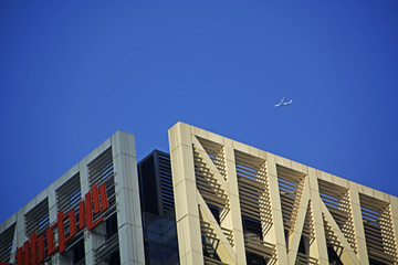 城市建筑飛機(jī)