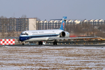 南方航空飛機(jī)滑行