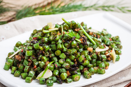 欖菜肉碎四季豆