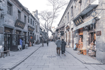 淄博周村古商城古街風(fēng)景