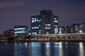 通惠河畔夜景