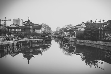 南京秦淮河老照片