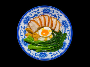 脆皮叉燒飯